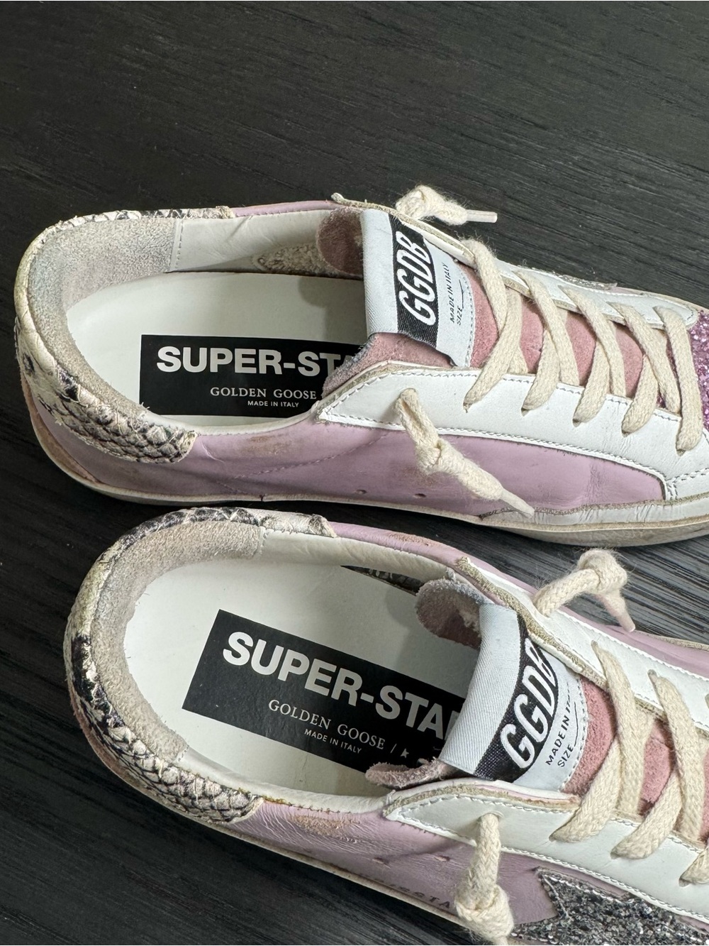 Golden Goose Superstar Sneakers Glitter Multi Pink 36. New without box/dustbag. - Picture 7 of 8